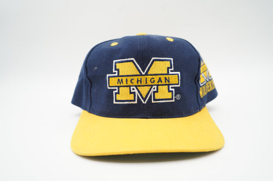 Vintage U of M AOP Snapback Hat