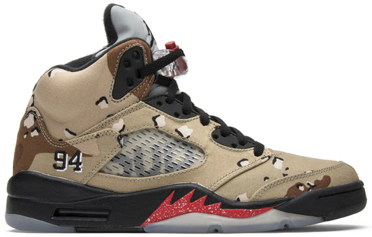 Jordan 5 Retro Supreme Desert Camo