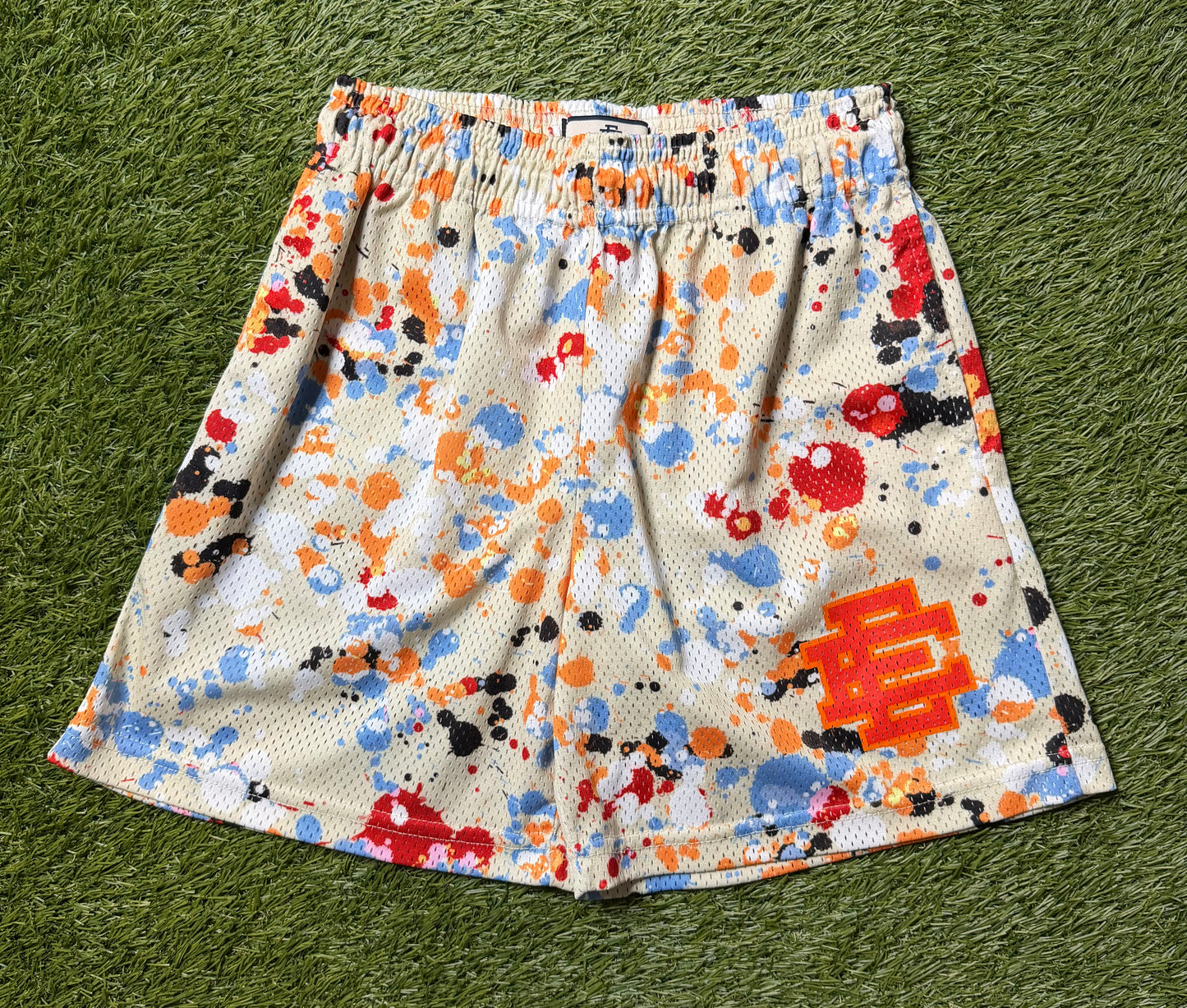 Eric Emanuel Multicolor Splatter EE Shorts