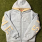 Supreme Faux Fur Lined Zip Up Light Blue