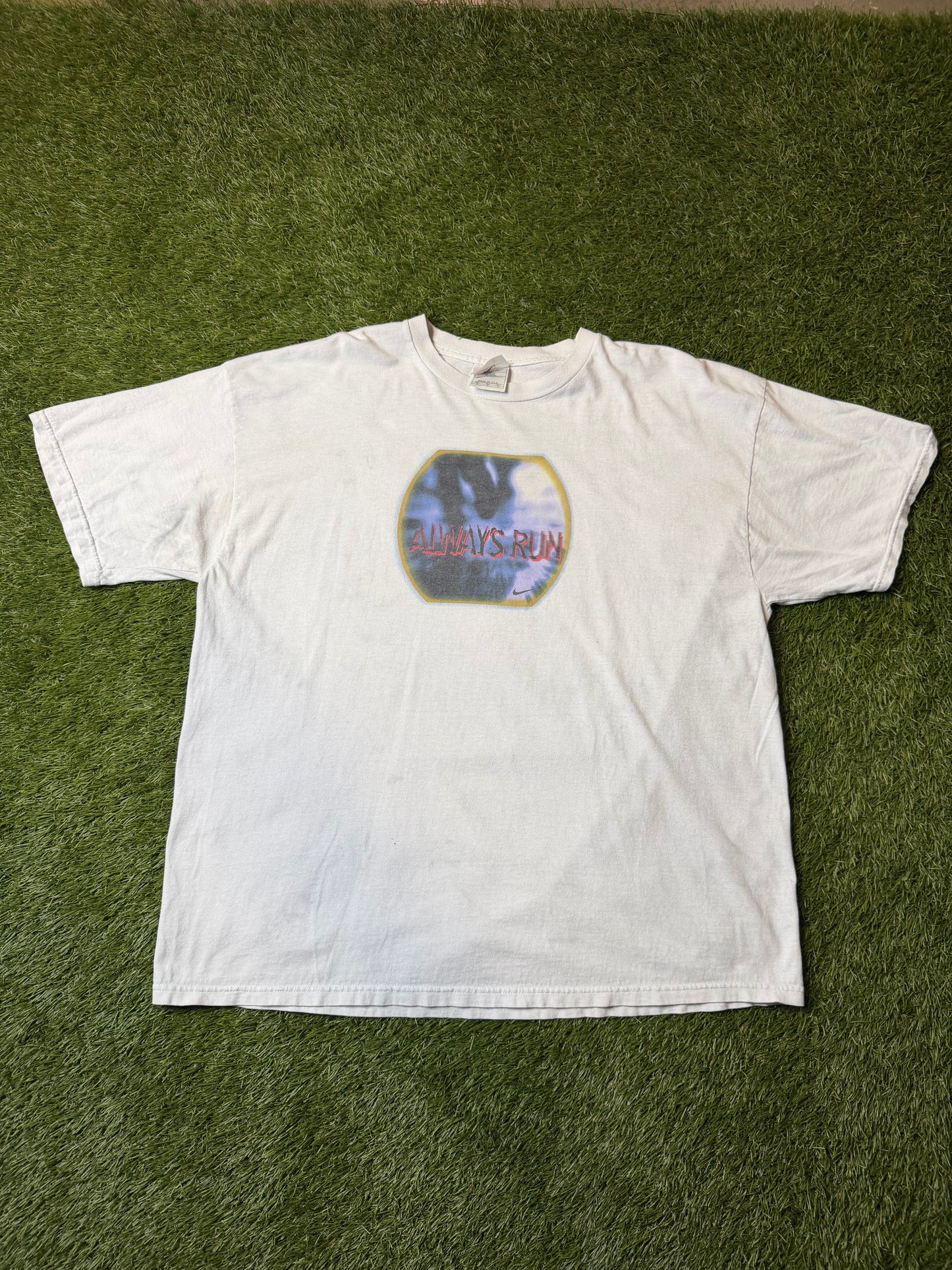 Vintage 90's Nike "Always Run" T Shirt
