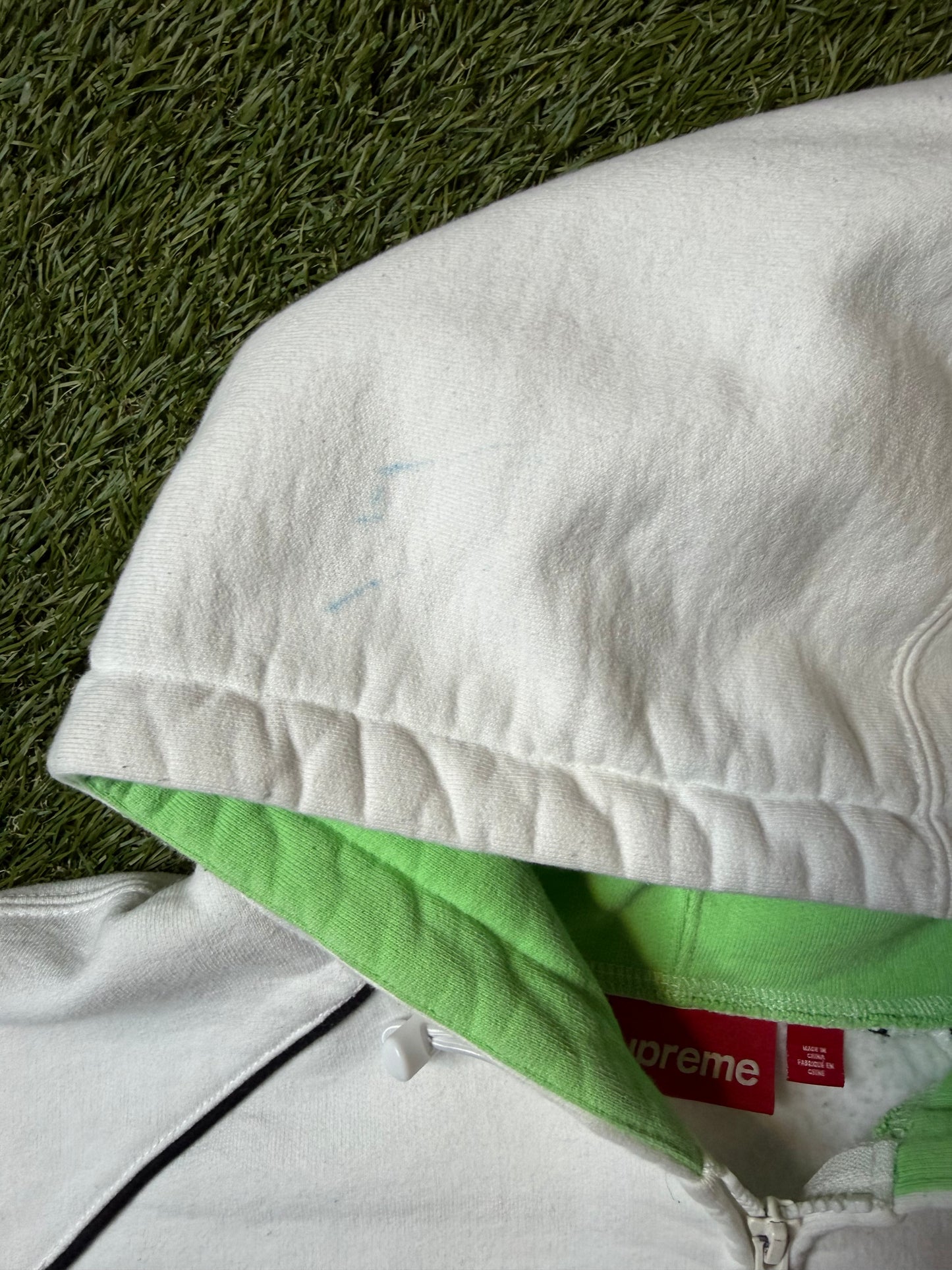 Supreme Playoffs White Zip Up