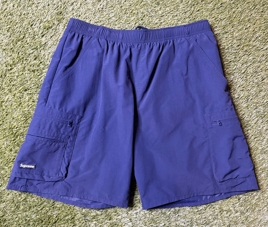 Supreme Navy Cargo Water Shorts SS/25