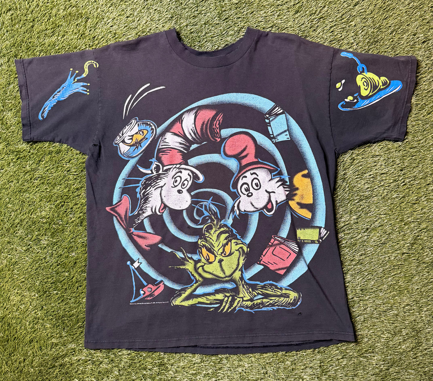 Vintage Dr Suess Cat in the Hat & Friends T Shirt