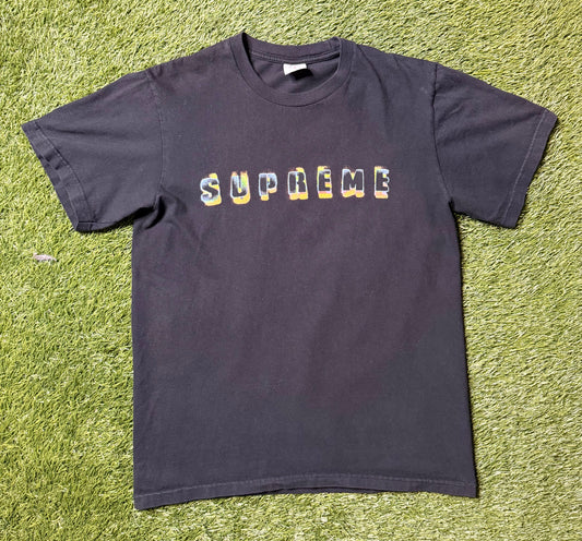 Supreme Stencil Logo Tee Black