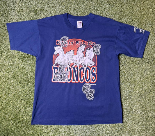 Chris Smokes Vintage Broncos T Shirt