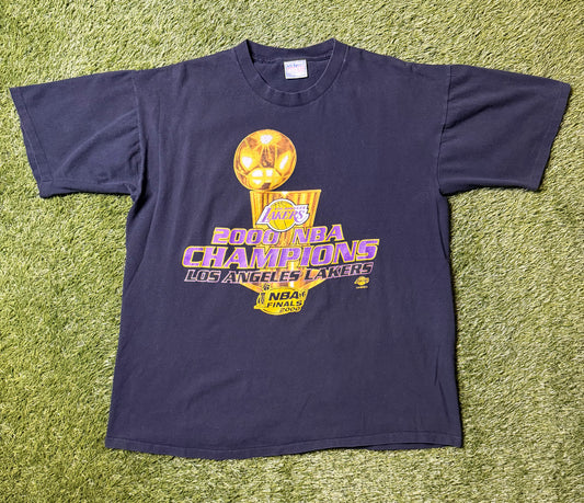 Vintage 2000's Lakers Champions T Shirt
