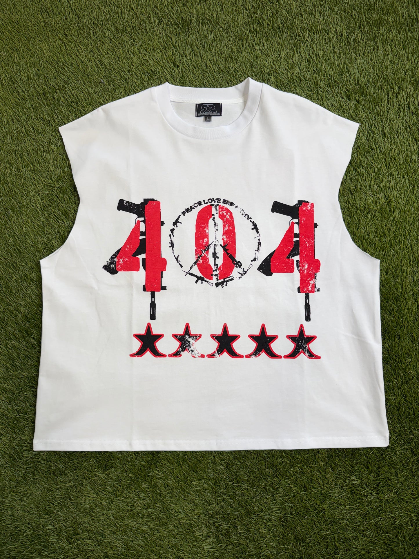 Survivors Remorse 404 Cut Off White/Red