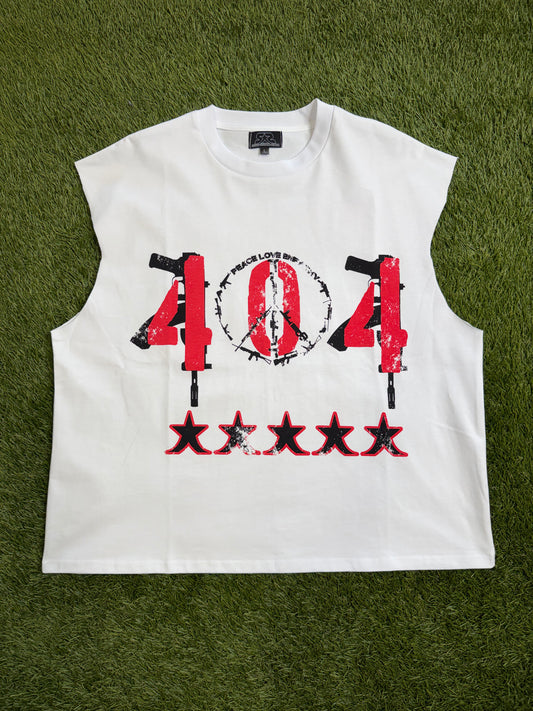 Survivors Remorse 404 Cut Off White/Red