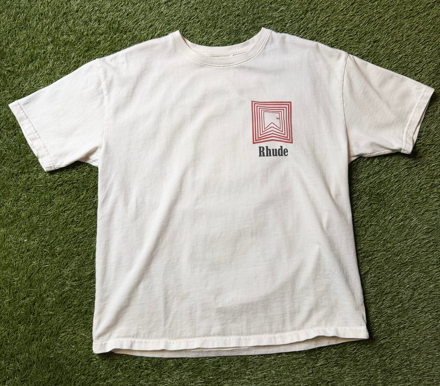 Rhude Chevron Repeat Logo T Shirt