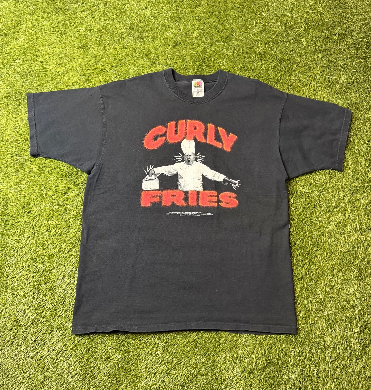 Vintage Three Stooges Curly Fries T Shirt