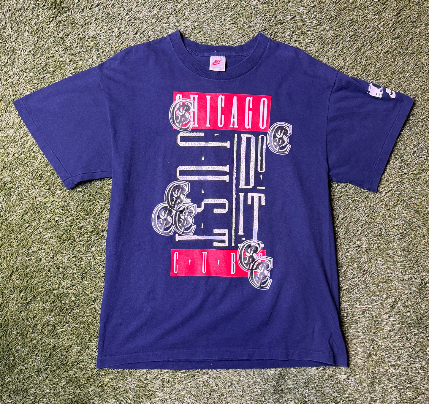 Chris Smokes Vintage Chicago Cubs Nike T Shirt
