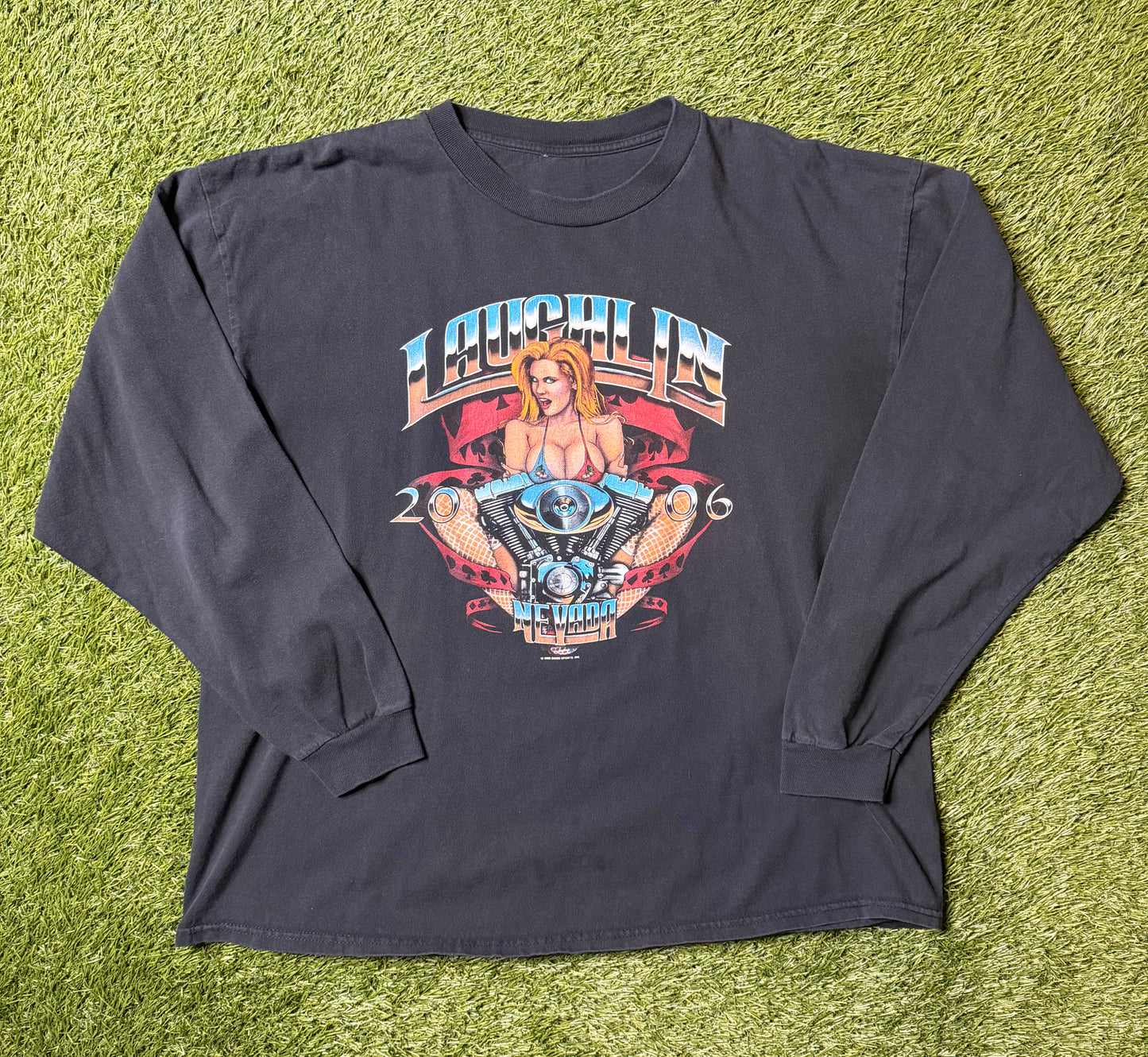 Vintage 2006 Laughlin NV Biker L/s
