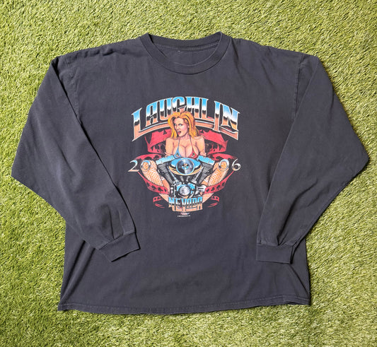 Vintage 2006 Laughlin NV Biker L/s