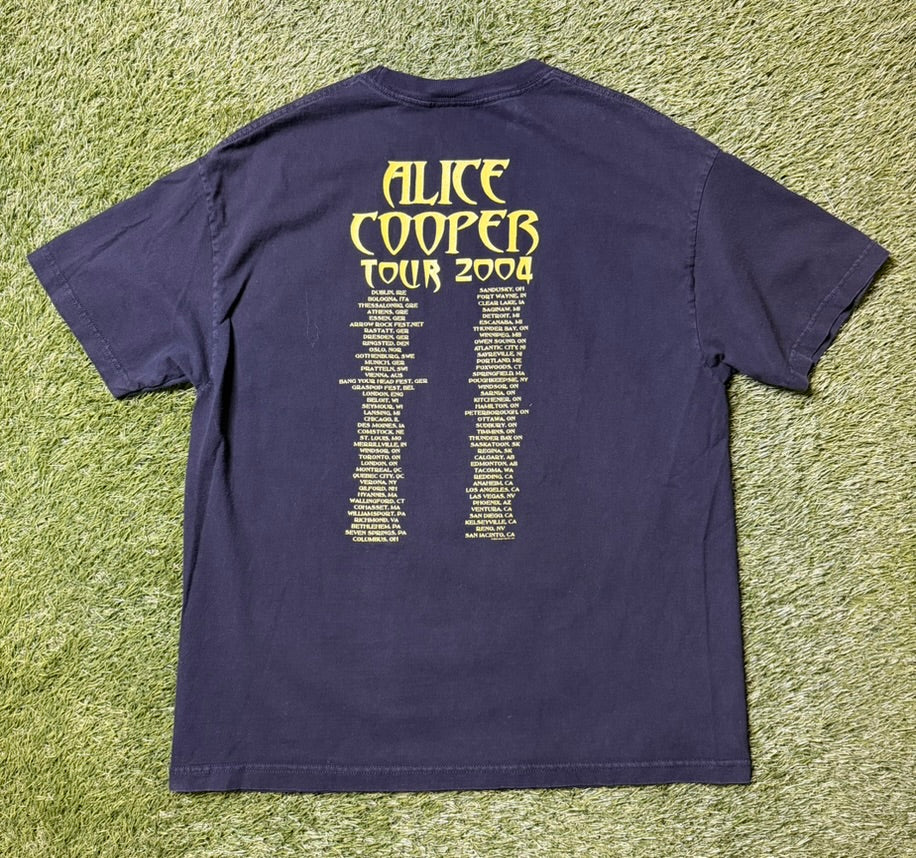 Vintage 2004 Alice Cooper Tour T Shirt