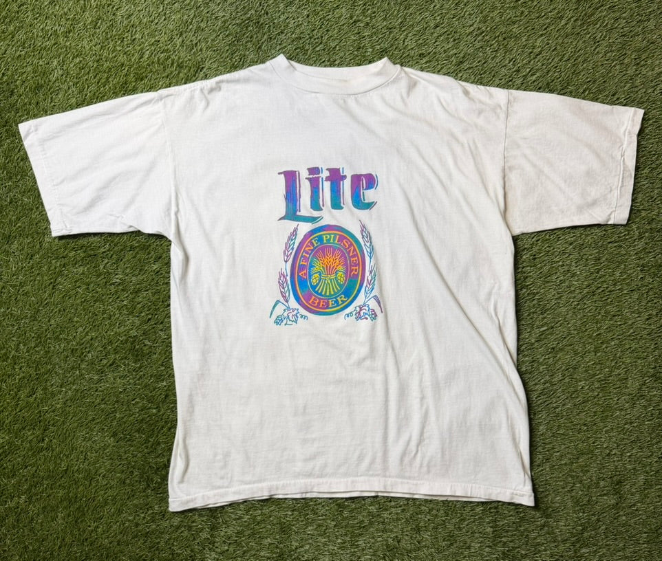 Vintage Miller Lite Vibrant T Shirt