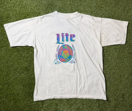 Vintage Miller Lite Vibrant T Shirt