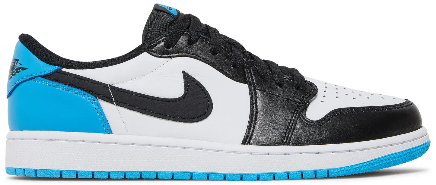 Jordan 1 Retro Low OG Black Dark Powder Blue