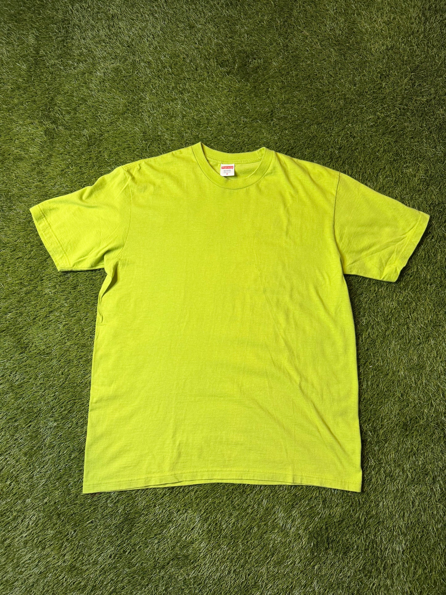 Supreme Crash Bright Green T Shirt