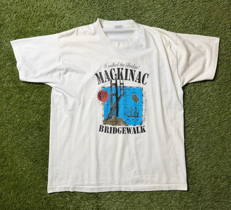 Vintage Mackinac Bridge Walk T Shirt