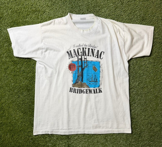Vintage Mackinac Bridge Walk T Shirt