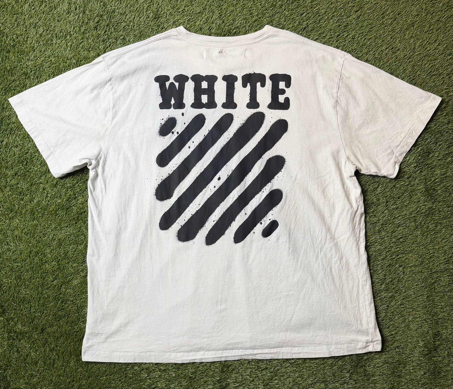 Off White Industrial Belt White T Shirt