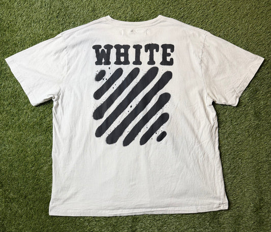 Off White Industrial Belt White T Shirt