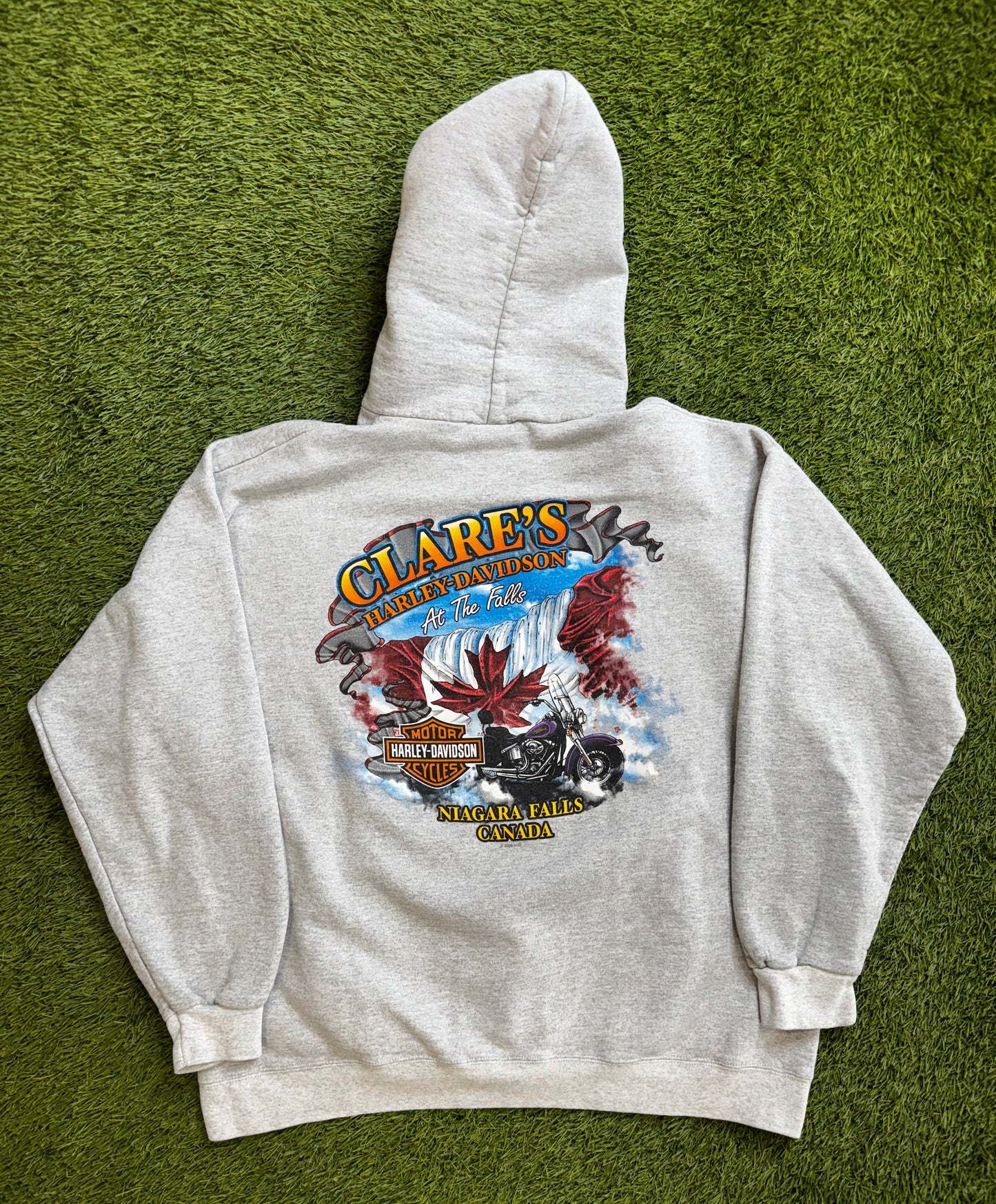 Vintage Niagara Falls Harley Davidson CA Hoodie