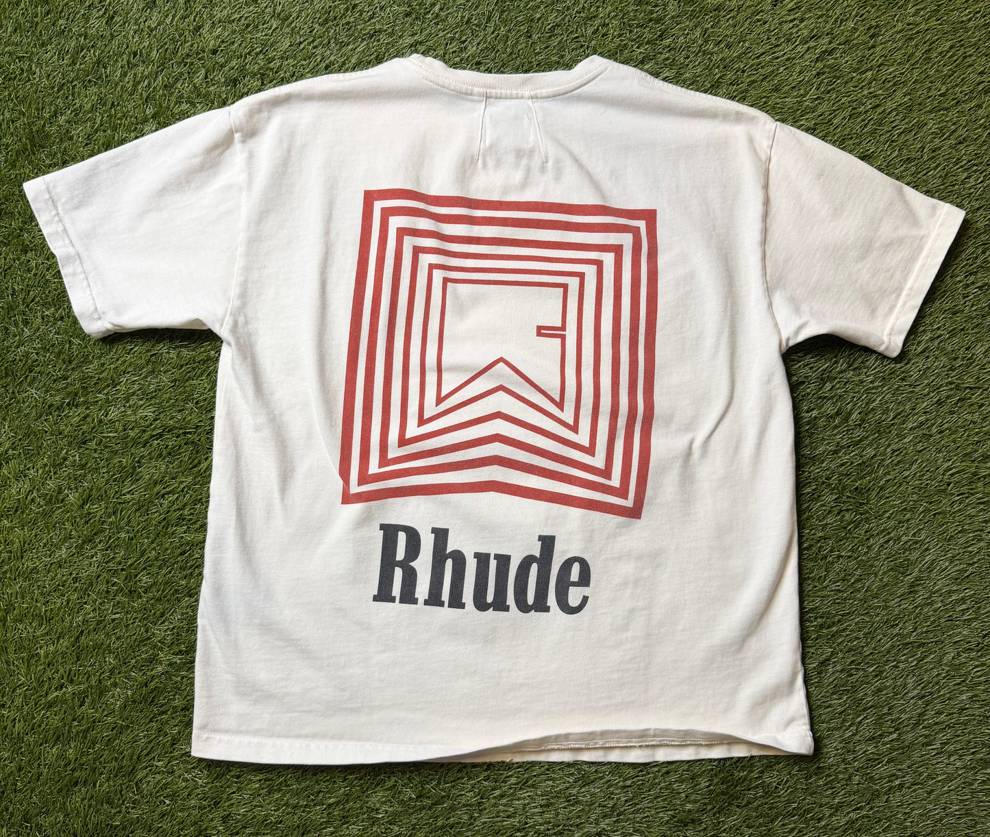 Rhude Chevron Repeat Logo T Shirt
