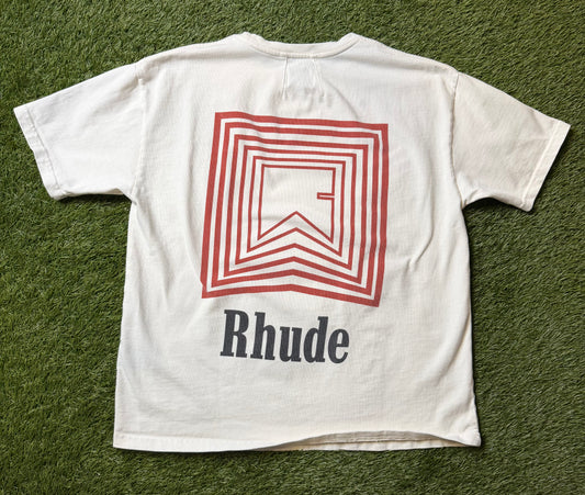 Rhude Chevron Repeat Logo T Shirt