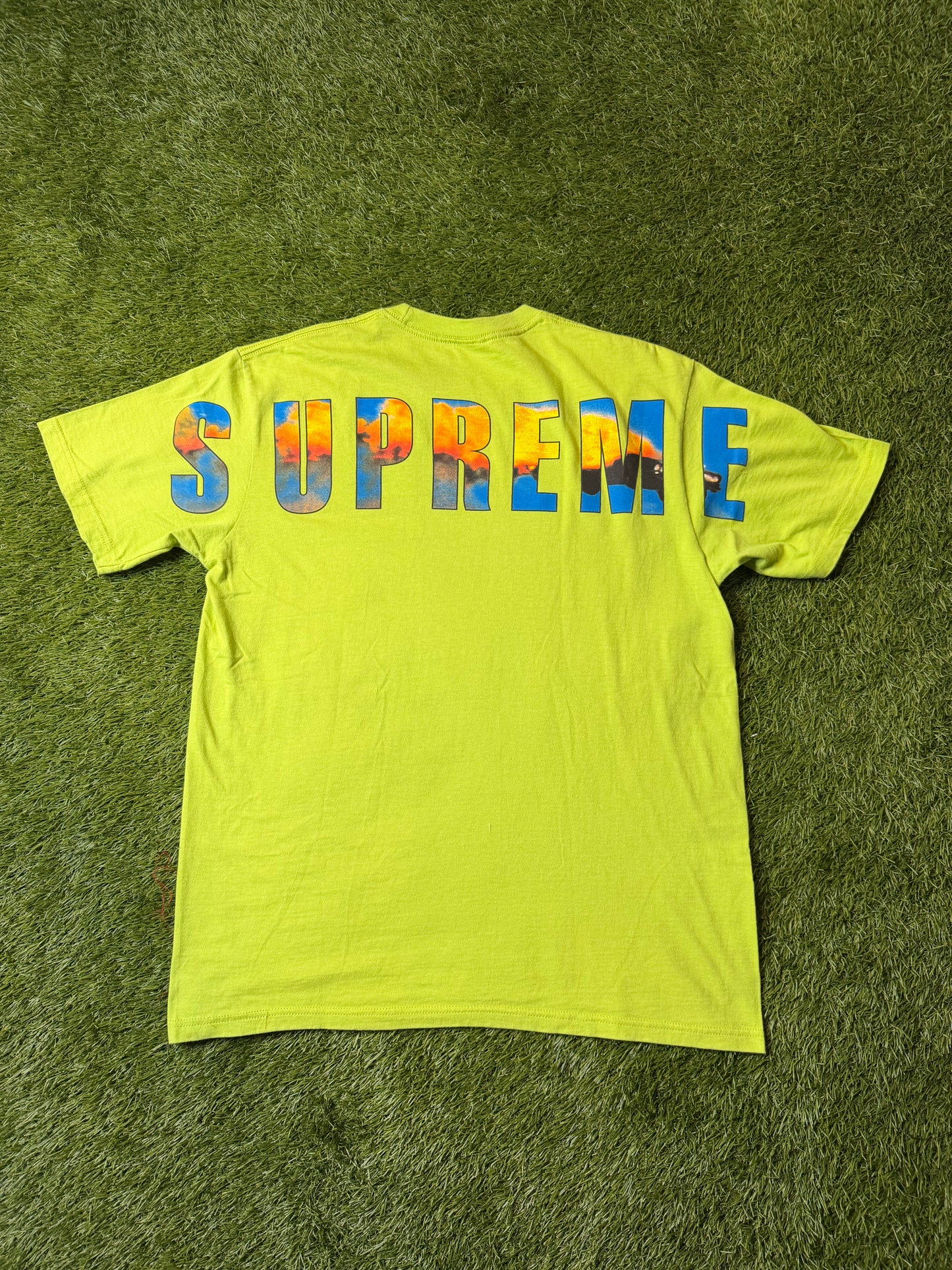 Supreme Crash Bright Green T Shirt