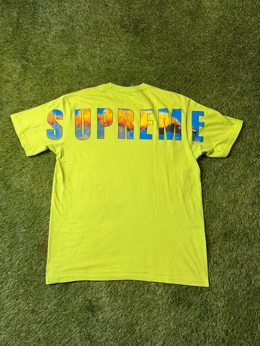 Supreme Crash Bright Green T Shirt