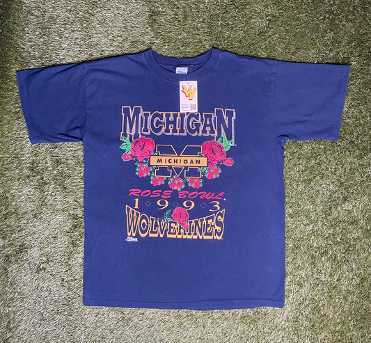Vintage 1993 U of M Rosebowl T Shirt