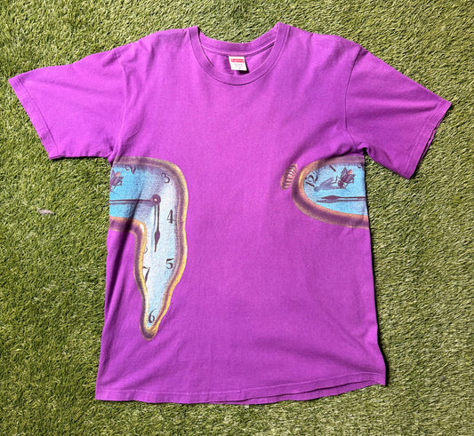 Supreme The Persistence Of Memory Tee Purple