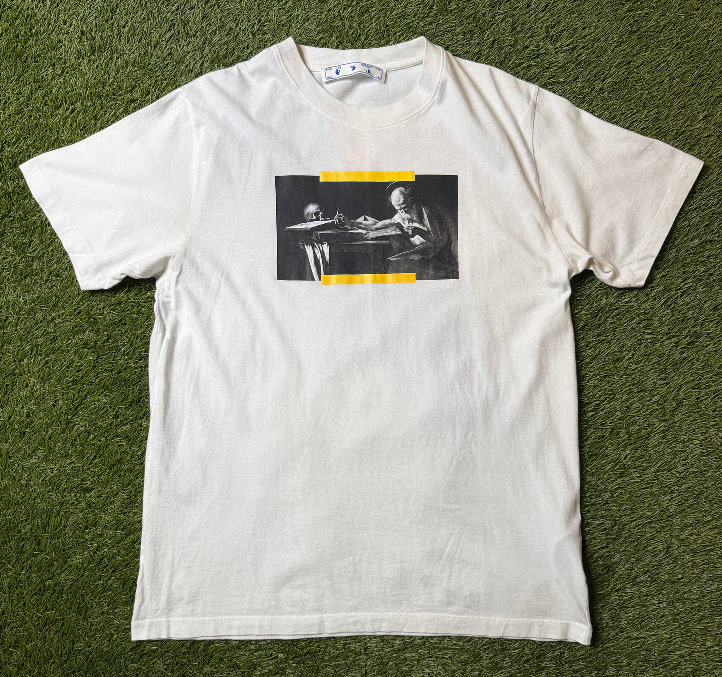 Off White Caravaggio Saint Jerome White T Shirt