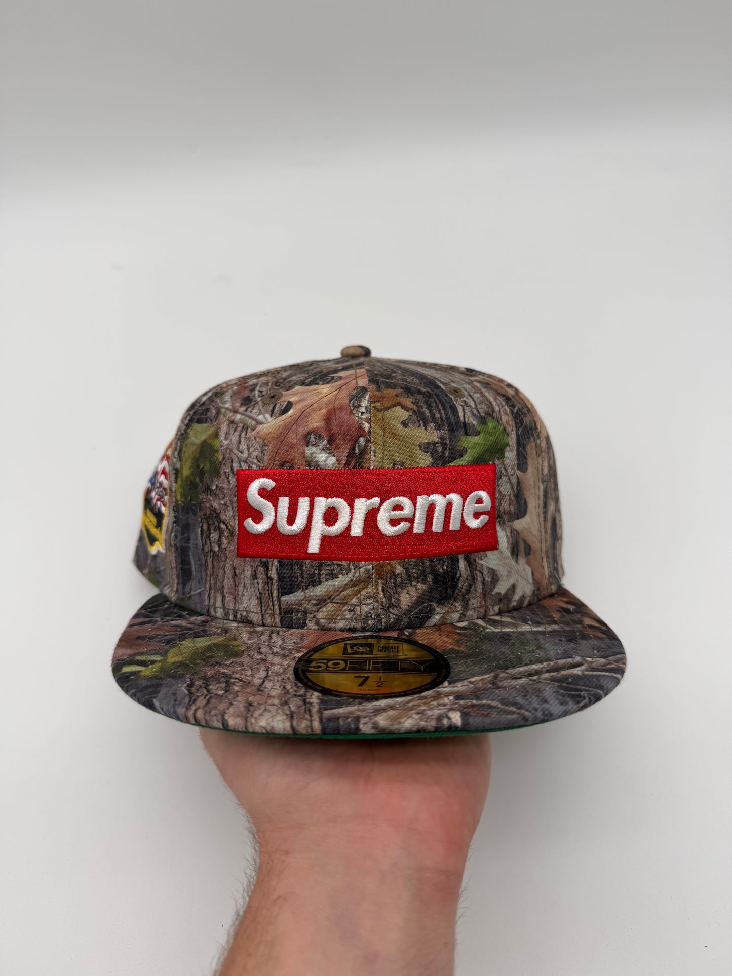 Supreme FDNY Box Logo New Era 59Fifty Fitted Cap TrueTimber Kanati Camo