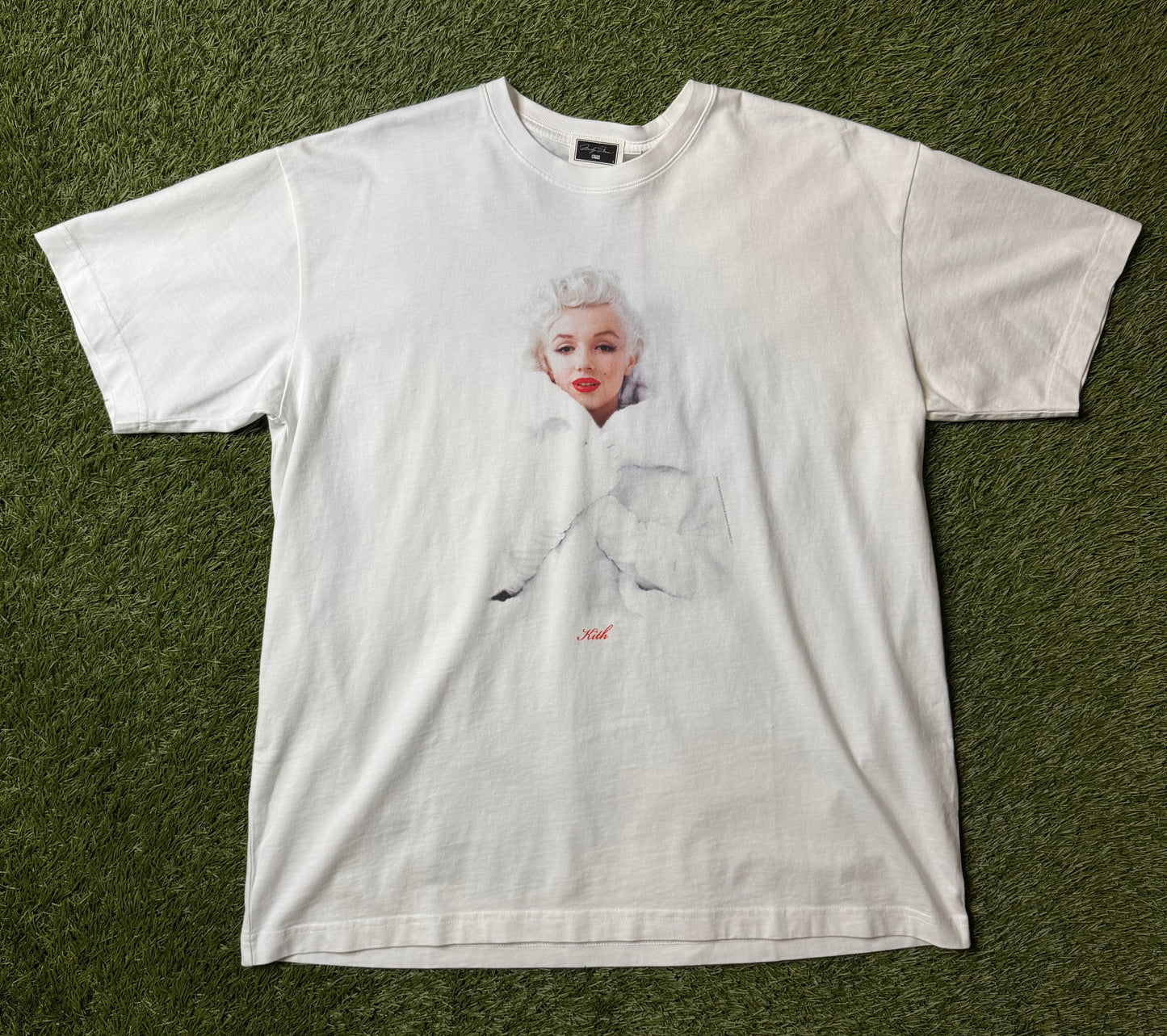 Kith Marilyn Monroe Fur Coat White T Shirt