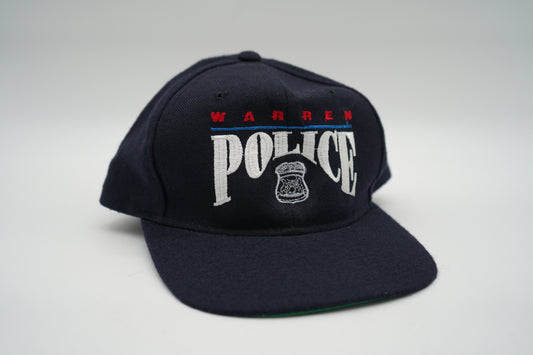 Vintage 90's Warren Police Snapback Hat