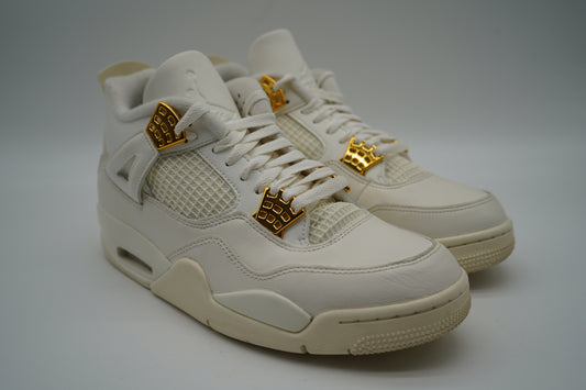 Jordan 4 Retro Metallic Gold (Women's)