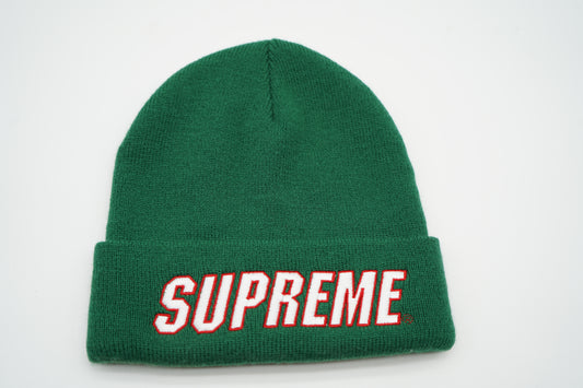 Supreme Spellout Green Beanie
