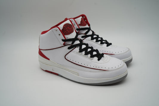 Jordan 2 Retro White Red (2014)