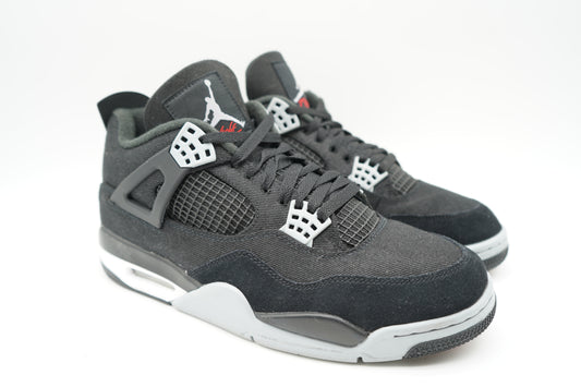 Jordan 4 Retro Black Canvas
