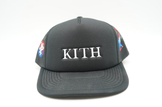 Kith Olympic Heritage Black Trucker Hat