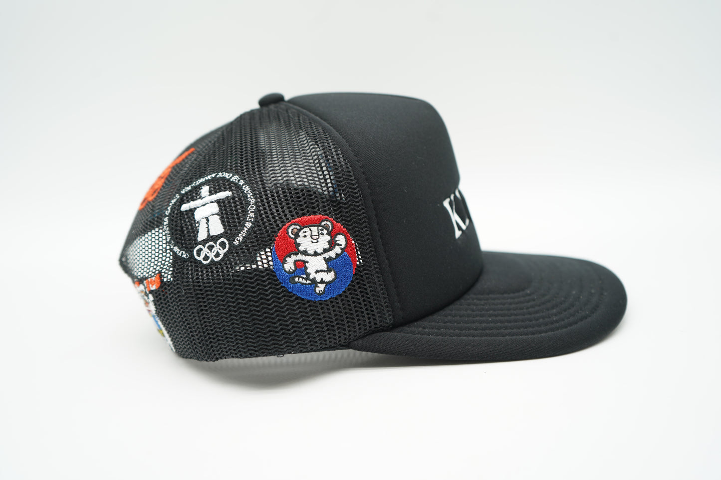 Kith Olympic Heritage Black Trucker Hat