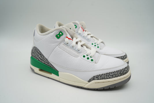 Jordan 3 Retro Lucky Green (Women's)