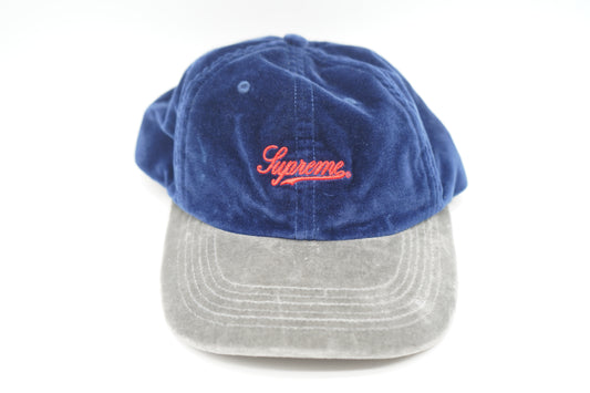 Supreme Velvet 6 Panel Strapback Hat