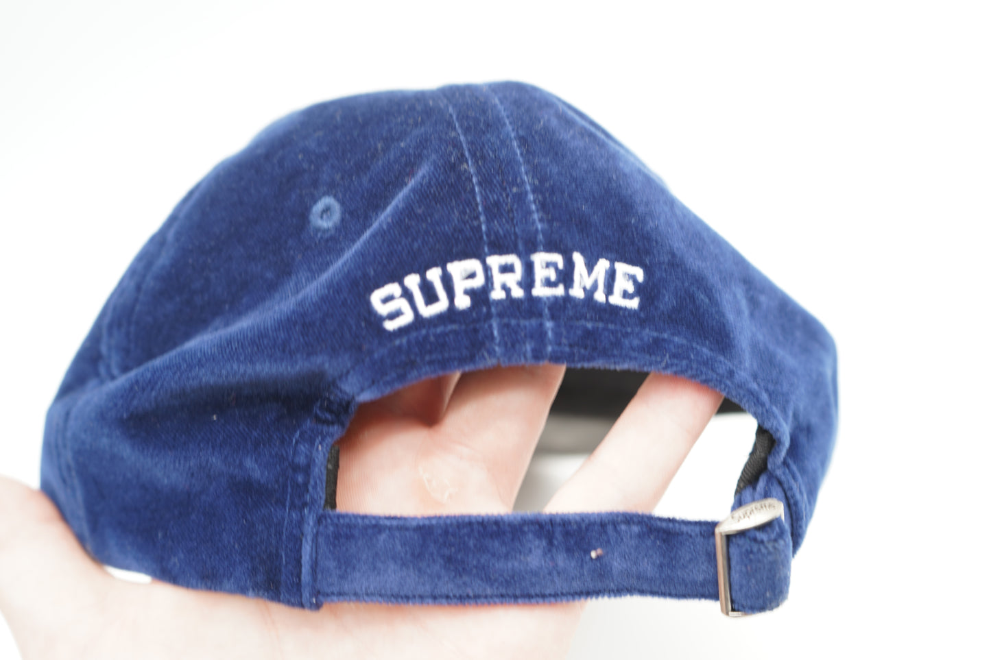 Supreme Velvet 6 Panel Strapback Hat