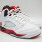 Jordan 5 Retro Fire Red Black Tongue (2025)