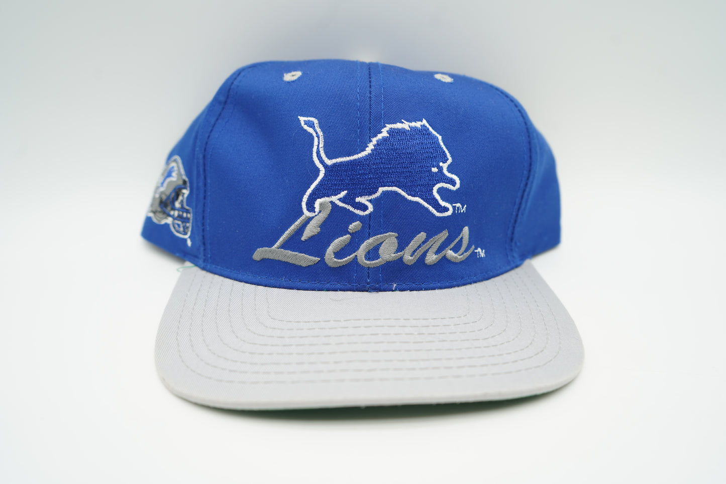Vintage 90's Detroit Lions Helmet Snapback Hat