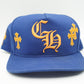 Chrome Hearts Cross Patch Cap Blue/Yellow